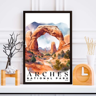 Arches National Park Poster, Travel Art, Office Poster, Home Decor | S4 - image4